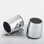 스피커 #474V 4Pcs 스피커 스탠드 피트 발 패드 알루미늄 합금 충격 흡수 (실버) : 사륙산업