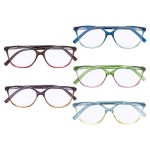 아이케퍼 여성 독서 안경 5팩 큰 고양이 눈 스타일리시 리더 +2.00 +0.00 1 Mix : Aaso