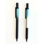 러다이트 테크 우 그라데이션 실버 모델 4컬러 LDB MP2 4색상 제도샤프 한 개비 블루블랙버튼 0 5mm HB : 글로바잇잇잇