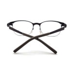 함부르크 H9602 2 초경량 편안한 무광 브라운 스틸 안경테 : 베토벤안경