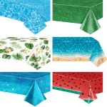 [미소쌤] 여름 테이블보 환경구성 파티 방수 바다 수박 오션 트로피컬 : 미소쌤 마켓