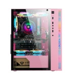 투명 데스크탑 케이스 본체 컴퓨터 측면 게이밍 PC 핑크(악마 발톱) 표준 : 해외구매대행 세번째이야기