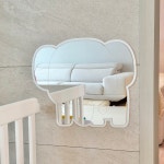 마드 5mm 붙이는 아기 캐릭터 아크릴거울 안전 욕실거울 : 마드.