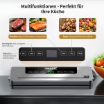 10개의 가방이 포함된 다기능 진공 실러 기계 건식 및 습식 식품 보존을 위한 80KPA 흡입 자동 고속 컴팩 : Smart Buy