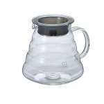 V60 클리어 글라스레인지 드립 일본산 유리 잔용 470001 커피서버 유리 뚜껑 : SH유통상사