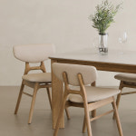 라미에스 오스비 애쉬 포세린 세라믹 식탁세트 4인용 1400 의자2 벤치 : 라미에스