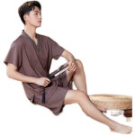 커플 순수 코튼 사우나 목욕 가운 마사지 치료 숙녀 대형 미용실 발 센터 : GlobalCommerce