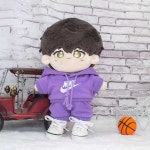 10CM 스팟 코튼 인형 트레이닝복 스포츠 운동복 퍼플 2종세트 10cm : 경원 산업
