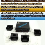 프린트 헤드 와셔 스테이션 유지 보수 키트 DTF 잉크 막힘 청소 엡손 L1800 i3200 4720 XP600 DX6 : DO04