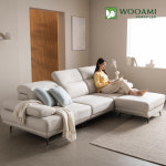 우아미 젠 아쿠아텍스 패브릭 4인용 소파 2color : 우아미가구스토어