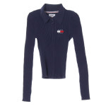 [XS]타미 진스 네입이 골지 집업 가디건 폴로셔츠 : 비욘드세컨