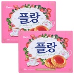 청우식품 플랑 딸기, 160g, 2개 : 주식회사 씨엠몰