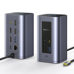 베이스어스 도킹스테이션 USB 허브 노트북 멀티 포트 C타입 12포트 스페이스메이트 노모스 : 베이스어스