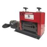 탁상형 자동 폐전선탈피기 피복기 1-30평방미터 전선까는 차핑기 7홀 60W 커터 절단 YC 028 220V : beflo