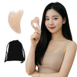 셀프핏 괄사 두피괄사 림프순환 얼굴 바디 마사지 문어 하트 빗 괄사 SF01 : 셀프핏