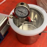 3 5갤런 6 9 13 19 20 26갤런, 목재/에폭시/ 오일 안정화를 위한 대형 실험 진공 탈기 챔버 스테인리스 스틸 사이즈 2Gal/6L 20x20 : 써드엘리