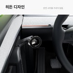 YZ 테슬라 도어 핸들 마그네틱 차량용 핸드폰 홀더 모델 3 Y 하 주니퍼 360도 회전 가능  핸드폰용 금속 차량용 마운트 : 공삼트렌드