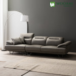 우아미 소파 티앙 4인용 무빙헤드 가죽 쇼파 : 우아미가구스토어