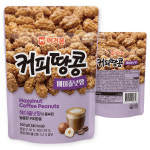 머거본 커피땅콩 헤이즐넛향 300g 2봉지 편의점 맥주 땅콩안주 : 콕콕이샵