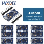 ARDUINO 교체 LEONARDO 2U4 R3 10PCS 기존 16MHZ 5V UNO 28 NI 1pc Type C USB : 에벤에셀TY스토어