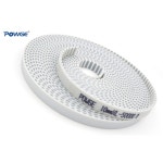 POWGE 인치 XL 개방형 08MM 동기 1MM 벨트 스틸 폴리우레탄 4/38 풀리 피치 5 9 4/12 /25 폭 7/15/19 타이밍 9.4mm (037) 1Meter... 