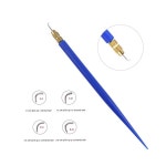 머리 바늘 홀더 & 4 Szie (1-11-22-33-4) 가발용 환기 손 매듭 만들기 : 영원트레이드