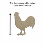간판 미완성 빈 나무 수탉 컷 아웃 농장 동물 모양 DIY 스크랩북 공예 : 무지개종합유통