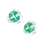 DIY 사용자 정의 비둘기 발 반지 구매자 이름 전화 번호 연도 국가 코드 내경 8/10mm 높이 6mm 20Pcs : 아스트라 트레이드