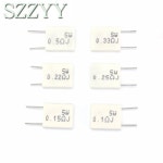 10PCS BPR56 5W 0 5R 세라믹 001 옴 15 33R 저항기 15R 33 25 25R 5 1R 비유도성 22R 시멘트 22 0.01 ohm : 구대갤러리