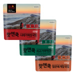 [핫팩이벤트]핫앤쿡 국밥 3종 세트 전투식량 비화식 발열도시락 야외간편식 캠핑 : 이지밥