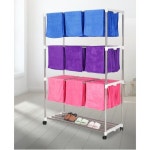 업소용 미용실 수건건조대 세차장 걸레 건조랙 3단 나사 보강 : 글로벌 케이상사