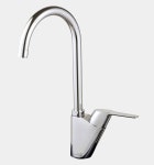 대림바스 주방수전 DL-K1118 거위목 싱크수전 오퍼스1 파이프형 1홀 다대싱크수전 : 제이에이치건축자재