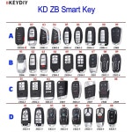 자동차 용 다기능 KEYDIY ZB X2 키 스마트 원격 시리즈 호환 KD 프로그래머 03 : 만개나인