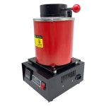 LED 디스플레이 스크린이 있는 금속 용해로, 귀금속 제작 도구, 금 은 주석 알루미늄 도가니 기계 : 프린스타50