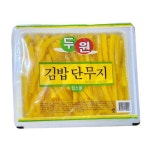 두원 김밥용 단무지 2.6kg 반찬 절임류 식자재 : 양평대박상회