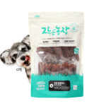 작은농장 강아지 대용량 간식 오리 슬라이스, 1kg, 1개 : 엘리트펫