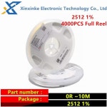 4000PCS 1% 1W 2512 SMD 칩 저항기 0 1 10 220 옴 0R ~ 1K 2.2K 1R 330R 470R : 프라임무역67