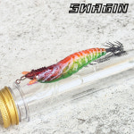 백경 클레오파트라 리얼 쉬림프 새우에기 UV 한치 에기 정글밤, 8cm(3.1인치) : 낚시맨