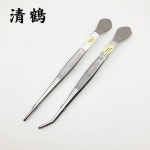 핀셋 스테인리스 16c 관리 스파튤라 TIPS 2pcs 곧은 머리 : SH유통상사