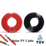블랙 쌍 커넥터 레드 M 1 PV 태양광 14AWG 및 케이블 2M 패널 구리 4M 와이어 2.5 5 1M MM2 연장 d and Bla 14 AWG 1m : 주아앤로미