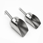 국산 위생 스텐 얼음스쿱 스텐주걱 깔끔하고편리 : 아쿠아노바 필수품추천스토어