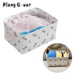 Bone Pattern Pet Cothes Toy Storage Basket Dog Cat Box Organize Case Home Tool : 아스트라 트레이드