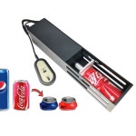 전동캔압축기 분리수거 공간절약 분쇄기 모임 가정용 압축 압축기 소다캔 분쇄 은색 : 직구만물상단