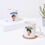 커스텀 머그컵 제작 굿즈 아기 답례품 결혼 축하 선물 주문 소량 프린팅 : 댕데이