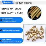 BEMAKA 0 6CM 1/4인치 스레드 인서트 25개 -20X12 7X8 7MM 황동 널링 너트 플라스틱 부품 및 3D 프린팅 부품용 -20 열 세트 H 077 25피스... 