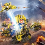 LESETI in STEM RC 로봇 빌딩 키트 673PCS 리모컨 제어 제트 블록 세트 테크닉 크리에이티브 장난감 6세 10 11세 소년 소녀용 DIY 빌드 과학... 