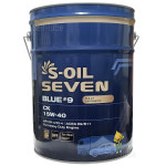 에스오일 세븐 블루 9 CK 15W40 20L DPF 유로6 TIER-4 100% 합성 디젤 엔진오일 : 세일유화몰