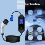 7KW 32A 1상 휴대용 EV 충전기 자동차 EVSE 고속 케이블 Wifi 및 Bluetooth 제어 : 47프라임무역