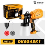 450W 고출력 가정용 전기 스프레이건 800ML 무선 페인트 분무기 HVLP 가구 캐비닛 용 : 심플공구