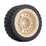 ZHIPAIJI WLtoys 1/14 RC 자동차용 고무 타이어 휠 144001 액세서리 부품 12mm 육각 67mm 4 개 : 프라임무역67